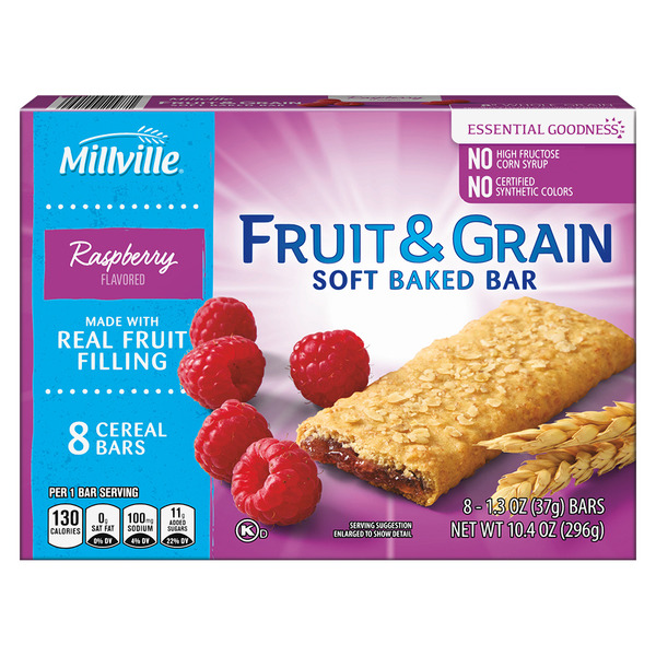 Millville Raspberry Fruit & Grain Bar