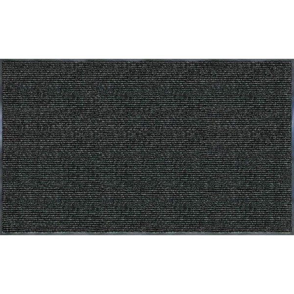 Trafficmaster Enviroback Charcoal 60 In. X 36 In. Recycled Rubber/thermoplastic Rib Door Mat