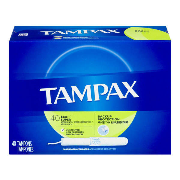 Metro TAMPAX Cardboard Tampons Super Absorbency SameDay Delivery