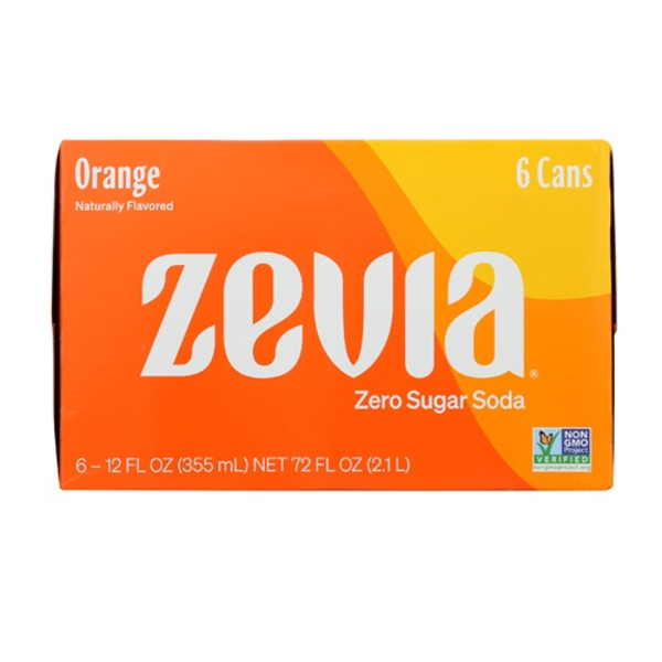 Zevia Orange Soda 6 Pack Same-Day Delivery or Pickup | Sprouts