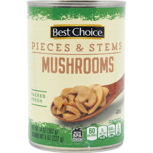 Best Choice Mushroom Pieces & Stems Same-Day Delivery or Pickup