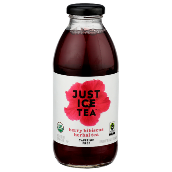 Just Ice Tea Organic Berry Hibiscus Herbal Ice Tea Same-Day