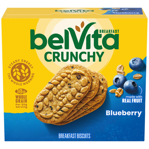 BELVITA Breakfast Bars Biscuits, Blueberry 8.8 oz