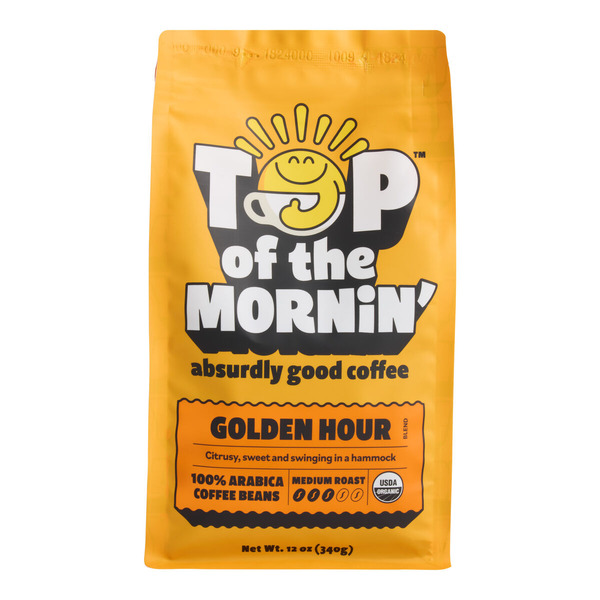 World Market Top of the Mornin' Golden Hour Whole Bean Coffee 12 Oz.