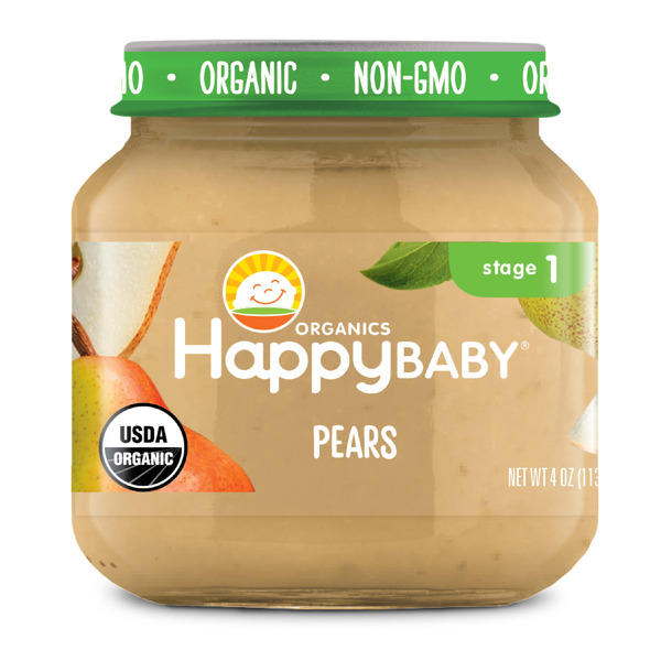 Happy Baby Organics Organics Clearly Crafted Stage Pears Jar oz UNIT