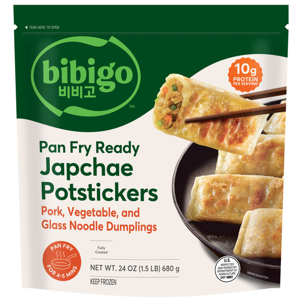 Bibigo Frozen Pork & Vegetable Japchae Potstickers Same-Day