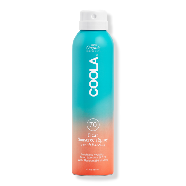COOLA Peach Blossom Classic Body Organic Sunscreen Spray SPF 70