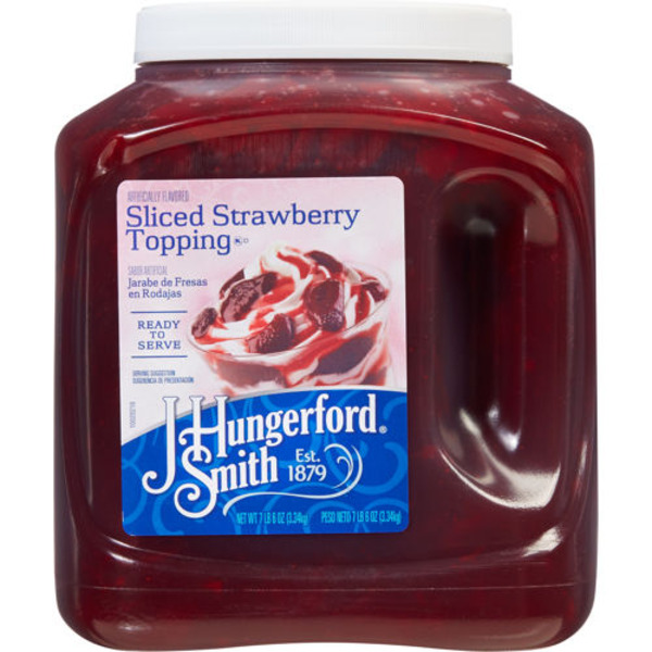 J. Hungerford Smith - Strawberry Topping - 3/4 gallon