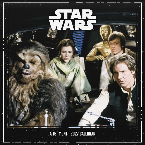 Date Works Star Wars 2027 16-Month Wall Calendar, 12 x 12 in