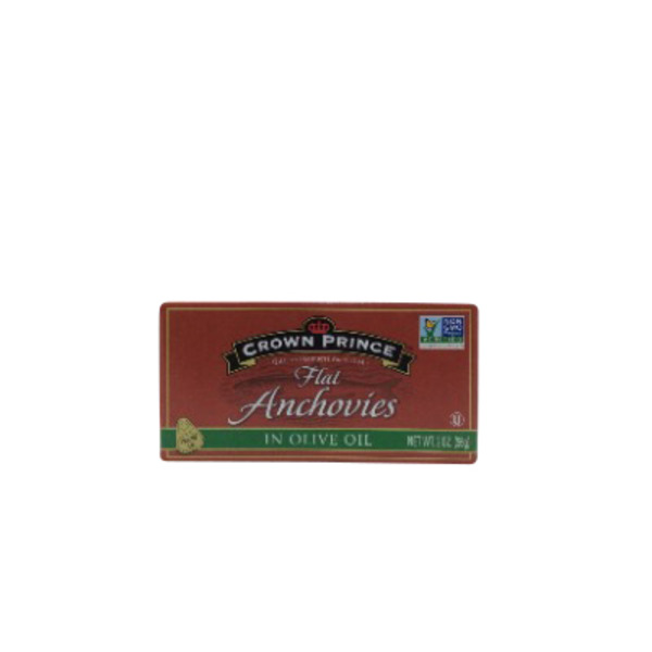 Crown Prince Flat Anchovies, in Pure Olive Oil