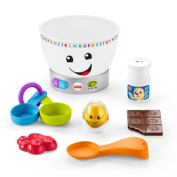Fisher-Price Infants' & Toddlers' 7-Piece Laugh & Learn Magic Color Mixing Bowl Learning Toy