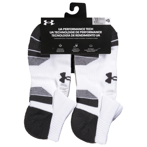 Under Armour Unisex Cushioned No Show L Socks