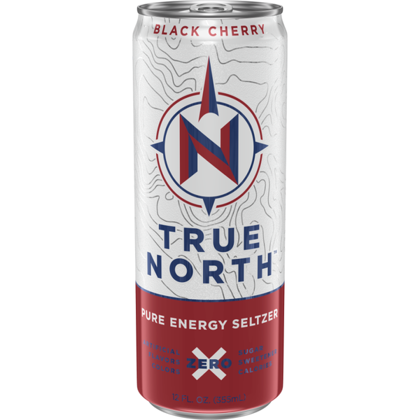 True North Energy Black Cherry Pure Energy Seltzer Same-Day