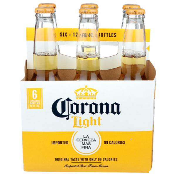 Corona Light Beer 6 Pack Bottles