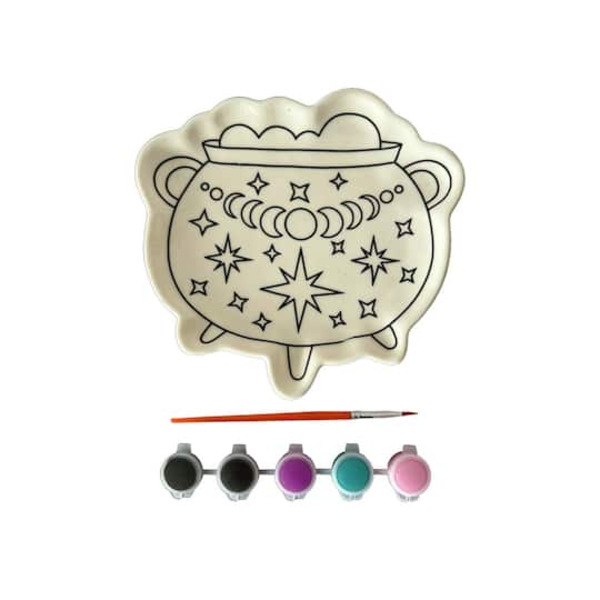 Creatology Color Your Own Ceramic Cauldron Plate Kit