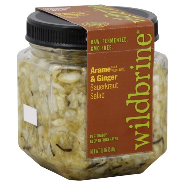 Wildbrine Sauerkraut Salad, Arame (Sea Vegetable) & Ginger