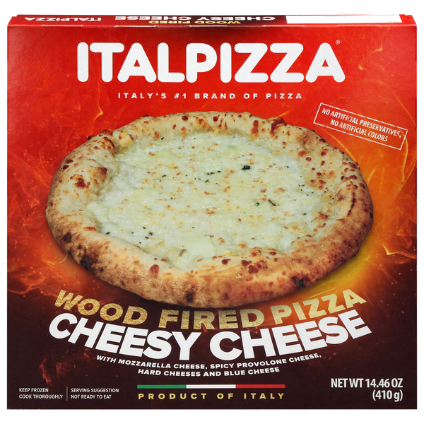 ITALPIZZA Wood Fired Cheesy Cheese Pizza Same-Day Delivery