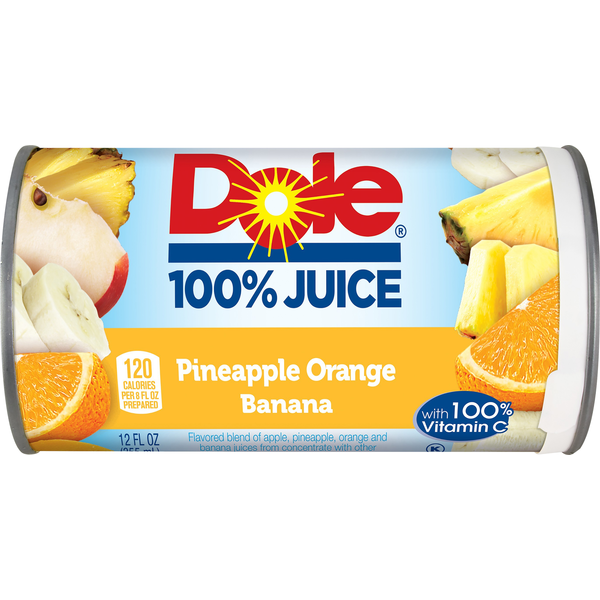 Dole Pineapple Orange Banana Juice (12 oz) - Instacart
