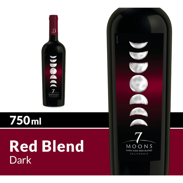 7 Moons Dark Side Red Blend California Wine Same-Day