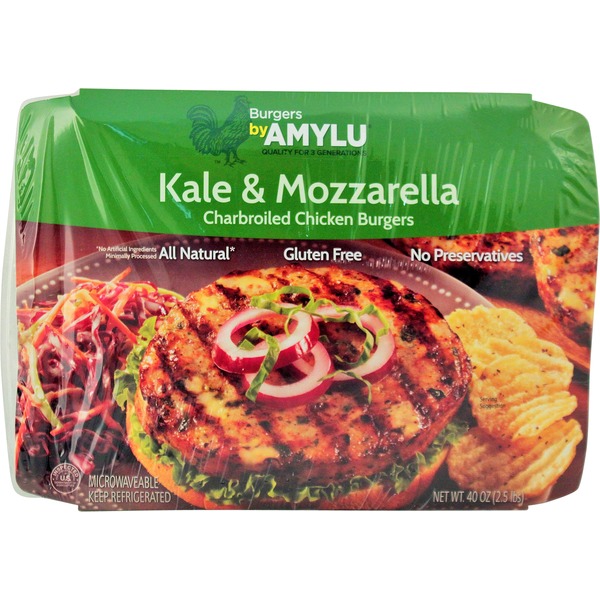 Amylu's Kale Chicken Burger (2.5 lb) from Costco Instacart