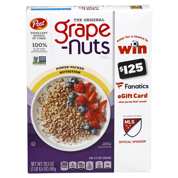 Grape-Nuts® Grape-Nuts Natural Whole Grain Wheat with Barley Cereal