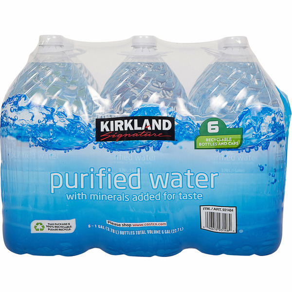 Purified Water, 6 x 1 gal