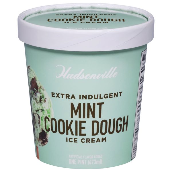 Hudsonville Extra Indulgent Mint Cookie Dough Ice Cream Same-Day