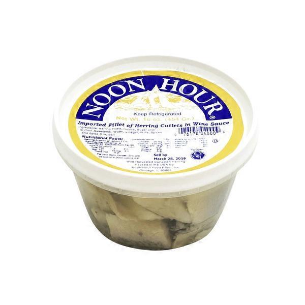 Noon Hour Herring Cutlets In Wine Sauce (Deli Cups) (16 oz) Instacart