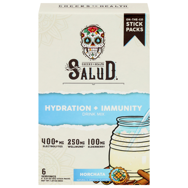 Salud Hydration + Immunity Horchata Agua Fresca Drink Mix