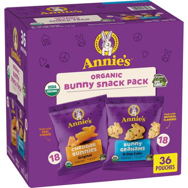 Annie's Organic Bunny Kids Snacks Variety Pack