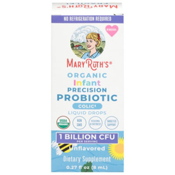 MaryRuth's Probiotic, Precision, Colic, Infant, Organic, Liquid Drops, Unflavored, Newborn+