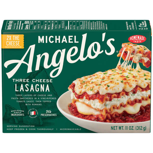 Michael Angelo's Three Cheese Lasagna Frozen