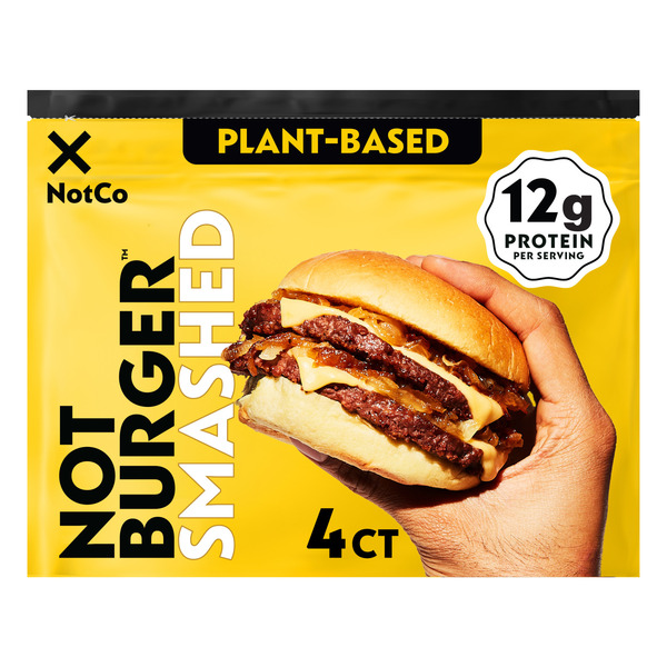 NotCo NotBurger Smashed Frozen Plant-Based Burger Patties Same-Day
