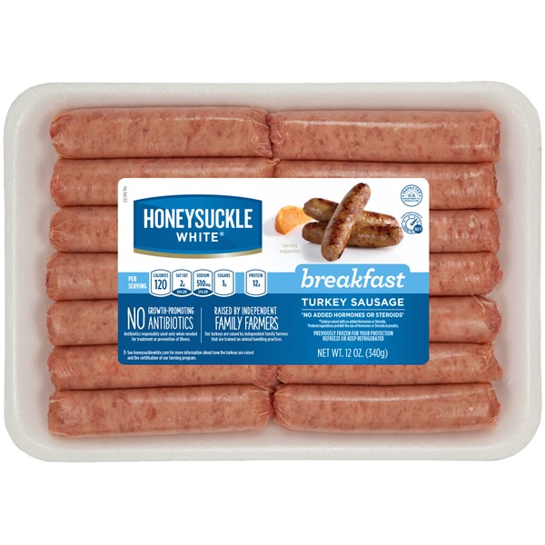 Honeysuckle White Breakfast Links Turkey Sausage (12 oz) Instacart