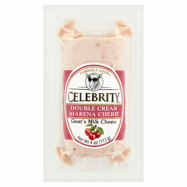 Celebrity Double Cream Amarena Cherry Goat's Milk Cheese Same-Day