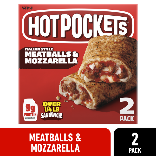 Hot Pockets Italian Style Meatballs & Mozzarella Same-Day Delivery