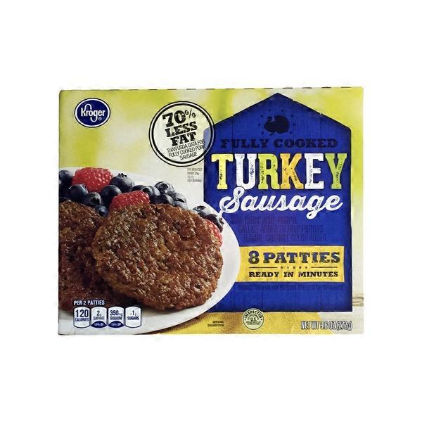 Kroger Turkey Sausage Patties Fully Cooked (8 ct) Instacart