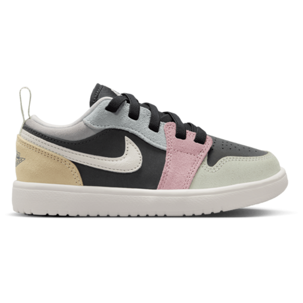 Jordan Girls' AJ 1 Low ALT SE Fem, Size 3 - Half Blue/Sail/Vapor Green