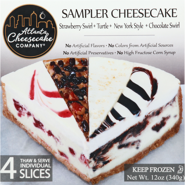 Atlanta Cheesecake Sampler Cheesecake, Assorted (4 each) Instacart