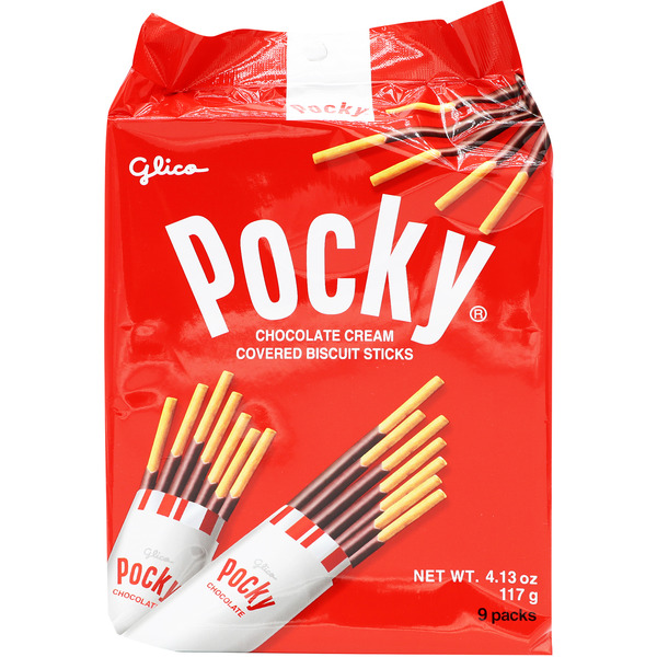 Pocky Cream Covered Chocolate Biscuit Sticks