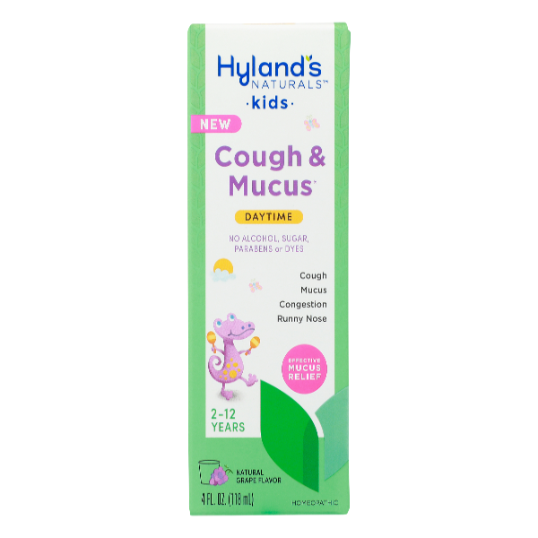 Hyland's Kids Cough & Mucus Daytime, Grape Flavored
