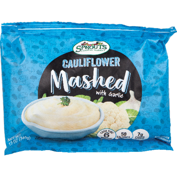 Sprouts Mashed Cauliflower with Garlic