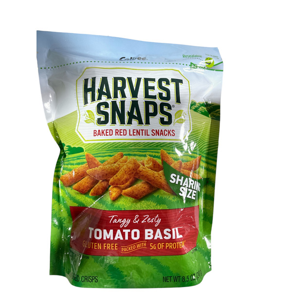 Harvest Snaps Baked Red Lentil Snacks, Tomato Basil, Sharing Size