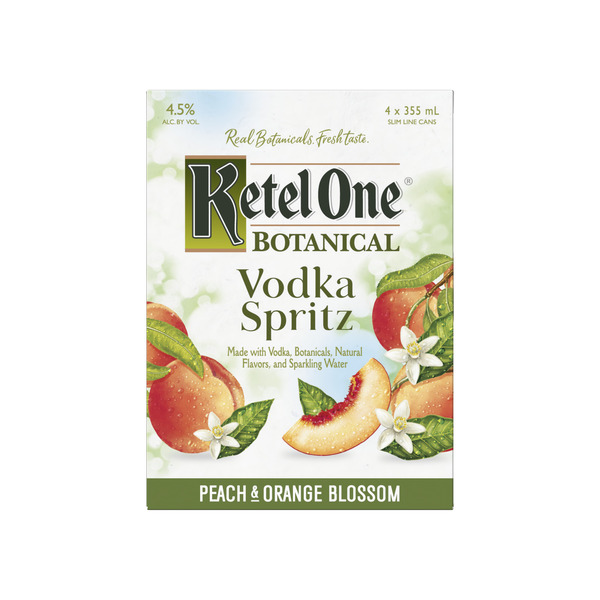 Ketel One Botanical Vodka Spritz Peach & Orange Blossom Same-Day
