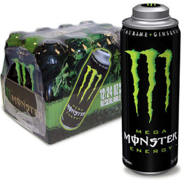 Monster Energy - Mega Cap Can - 24 oz / 12-ct