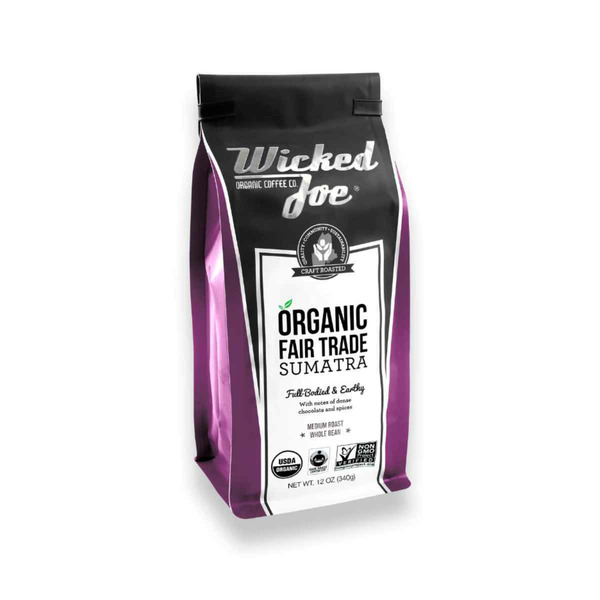 Wicked Joe Organic Coffees Sumatra, Ground Same-Day Delivery or