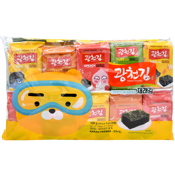 KC Candy X Kakao Friends Seaweed Snack