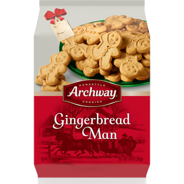 Cookie Archway Holiday Gingerbread Man Cookies Same-Day Delivery or