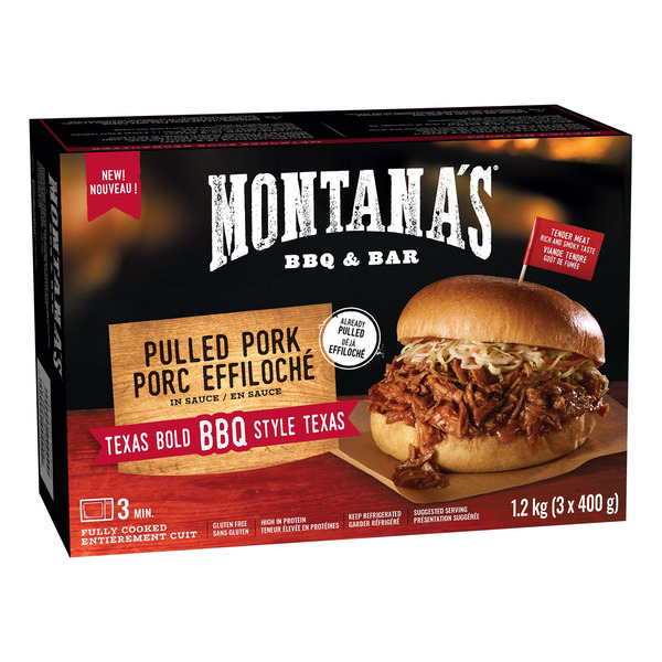 Montana’s Pulled Texas Bold BBQ Pork In Sauce