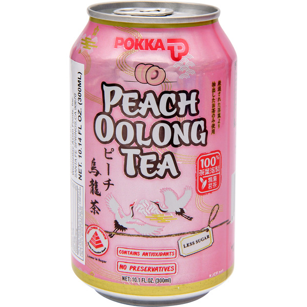 POKKA Peach Oolong Tea Drink in Can